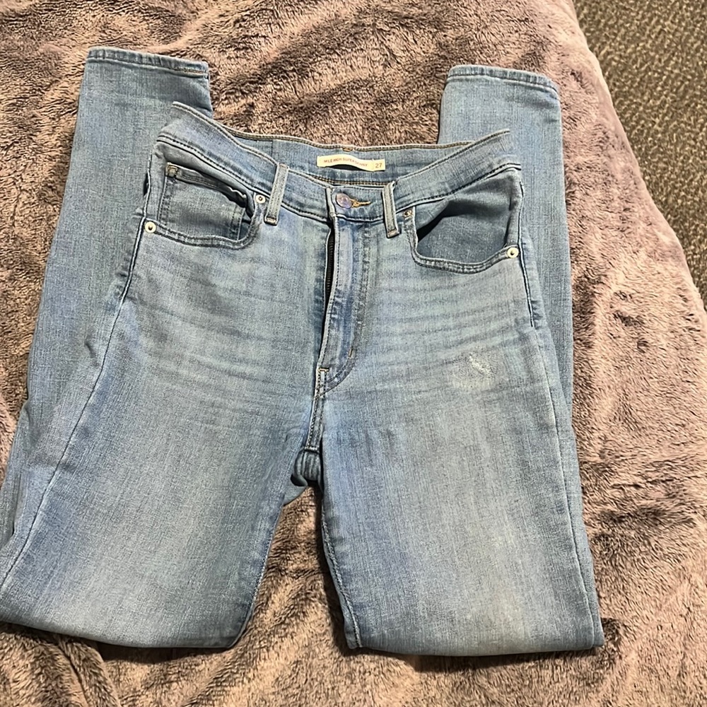 Levi’s mile high skinny jeans size 27